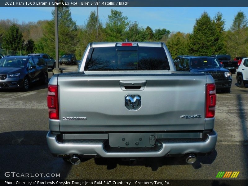 Billet Silver Metallic / Black 2021 Ram 1500 Laramie Crew Cab 4x4