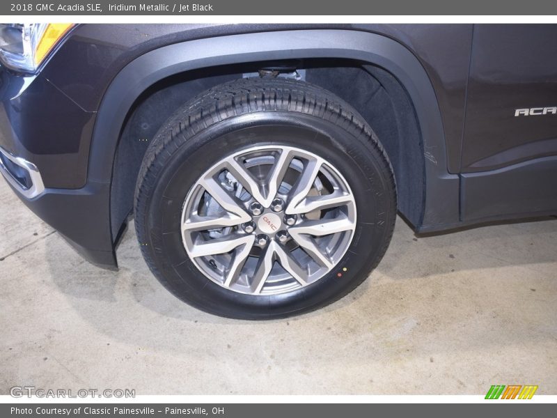 Iridium Metallic / Jet Black 2018 GMC Acadia SLE