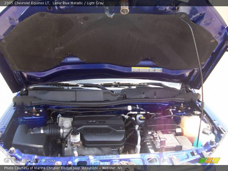Laser Blue Metallic / Light Gray 2005 Chevrolet Equinox LT