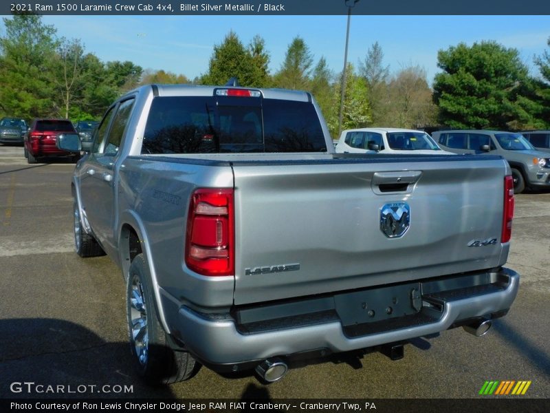 Billet Silver Metallic / Black 2021 Ram 1500 Laramie Crew Cab 4x4