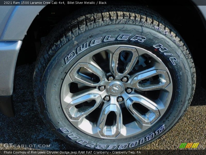 Billet Silver Metallic / Black 2021 Ram 1500 Laramie Crew Cab 4x4