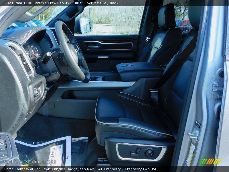 Billet Silver Metallic / Black 2021 Ram 1500 Laramie Crew Cab 4x4