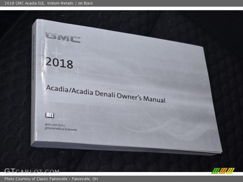 Iridium Metallic / Jet Black 2018 GMC Acadia SLE