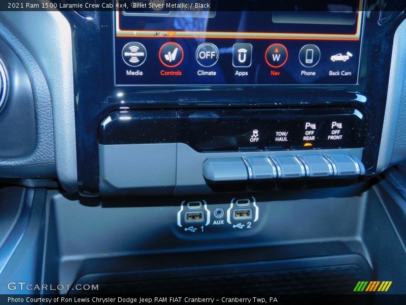 Billet Silver Metallic / Black 2021 Ram 1500 Laramie Crew Cab 4x4