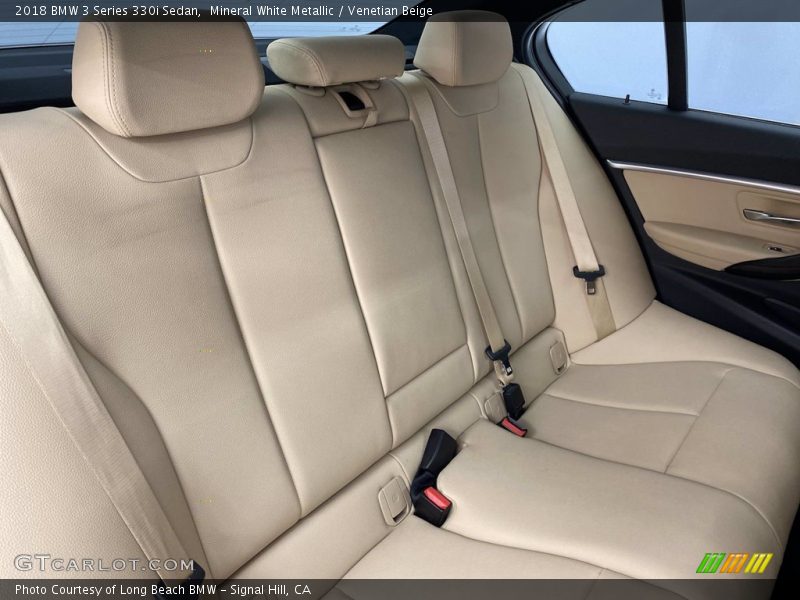Mineral White Metallic / Venetian Beige 2018 BMW 3 Series 330i Sedan