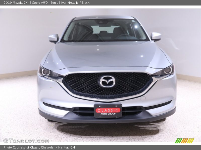 Sonic Silver Metallic / Black 2019 Mazda CX-5 Sport AWD