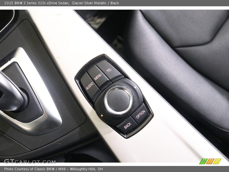 Glacier Silver Metallic / Black 2015 BMW 3 Series 320i xDrive Sedan