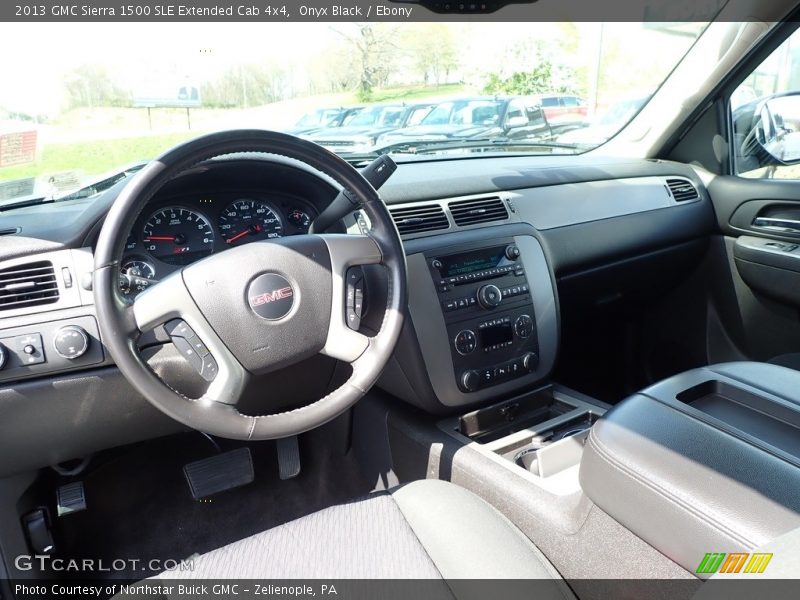 Onyx Black / Ebony 2013 GMC Sierra 1500 SLE Extended Cab 4x4