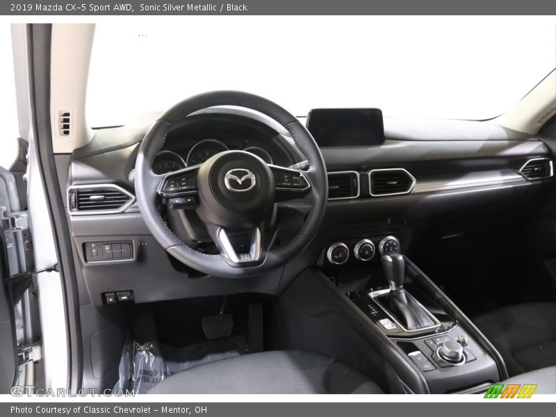 Sonic Silver Metallic / Black 2019 Mazda CX-5 Sport AWD