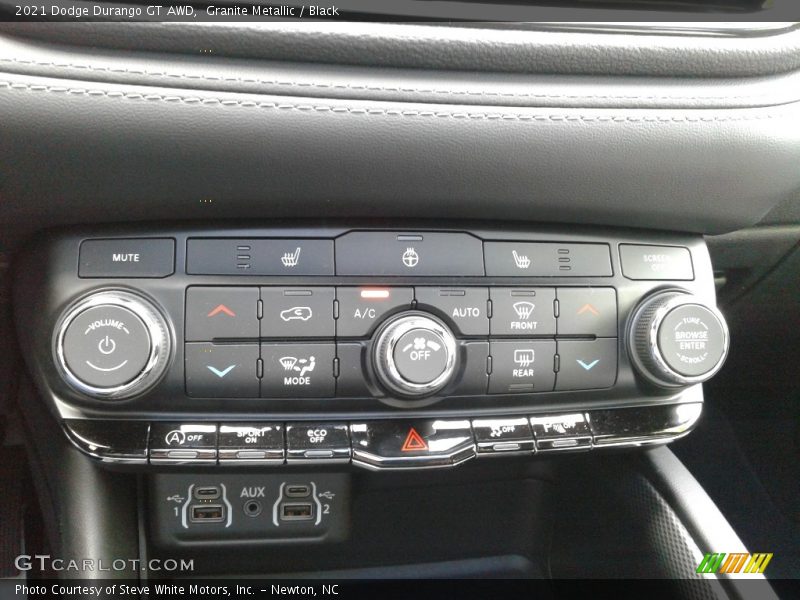 Controls of 2021 Durango GT AWD