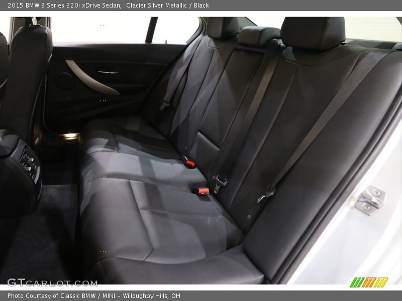 Glacier Silver Metallic / Black 2015 BMW 3 Series 320i xDrive Sedan