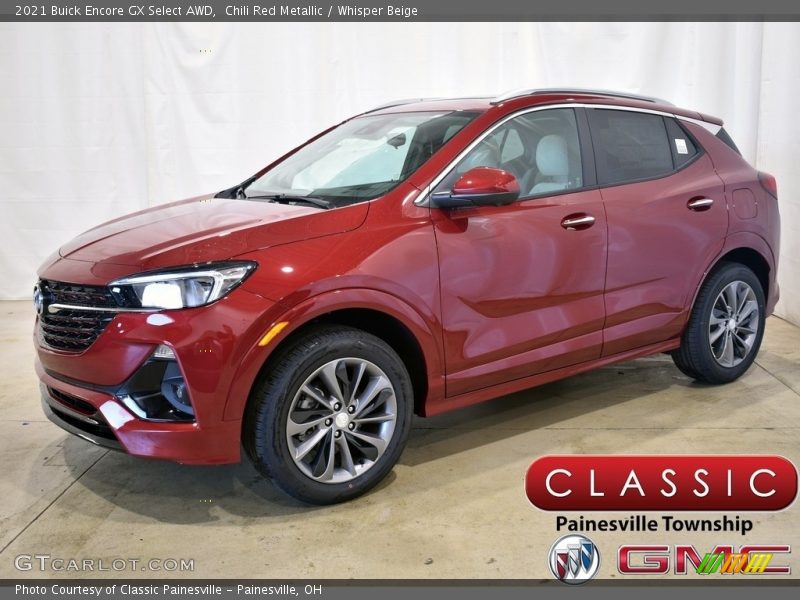 Chili Red Metallic / Whisper Beige 2021 Buick Encore GX Select AWD