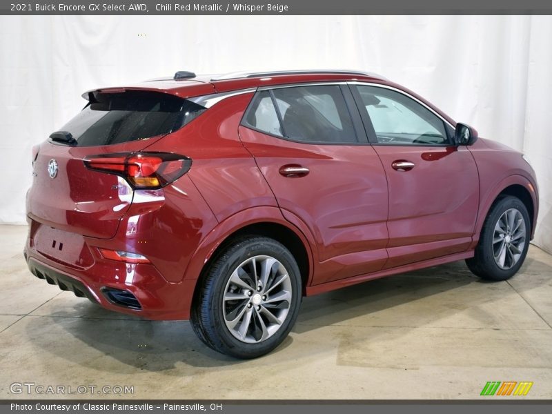 Chili Red Metallic / Whisper Beige 2021 Buick Encore GX Select AWD