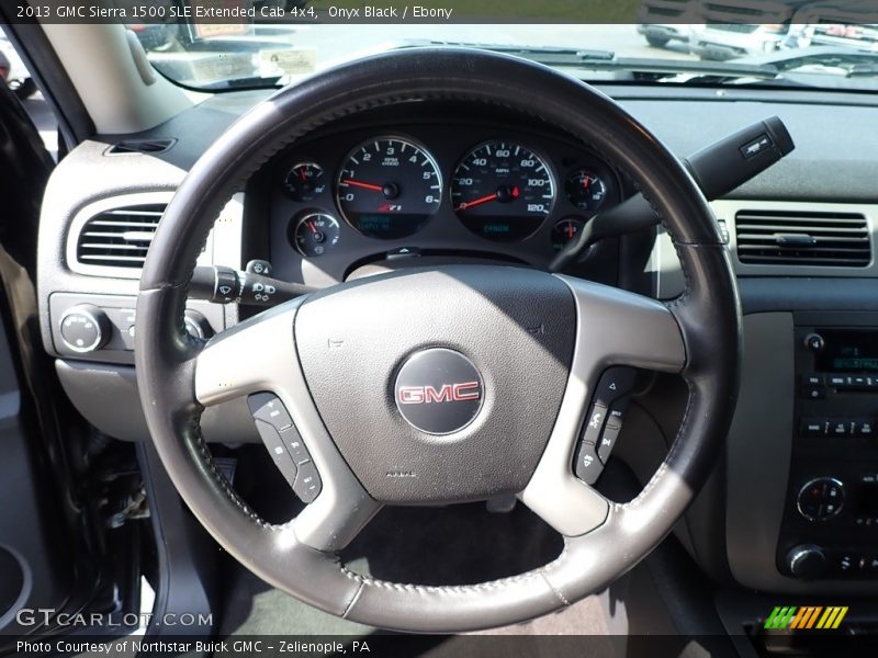 Onyx Black / Ebony 2013 GMC Sierra 1500 SLE Extended Cab 4x4