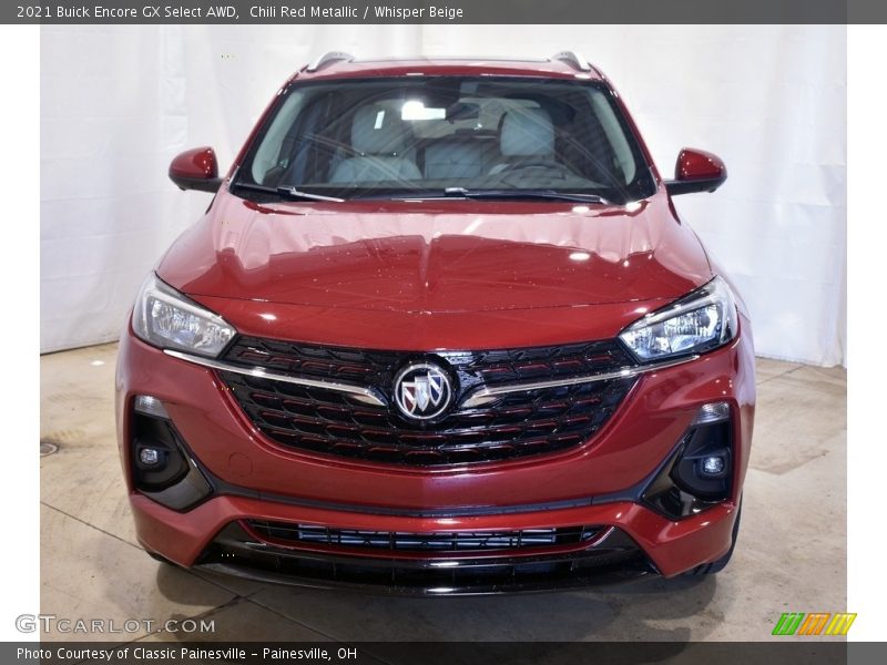Chili Red Metallic / Whisper Beige 2021 Buick Encore GX Select AWD
