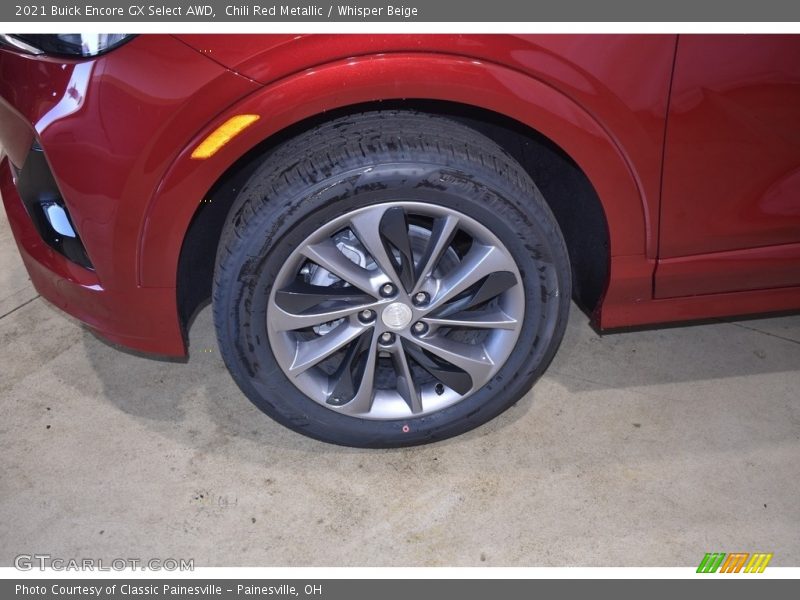 Chili Red Metallic / Whisper Beige 2021 Buick Encore GX Select AWD