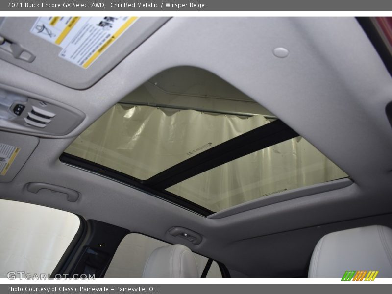 Chili Red Metallic / Whisper Beige 2021 Buick Encore GX Select AWD