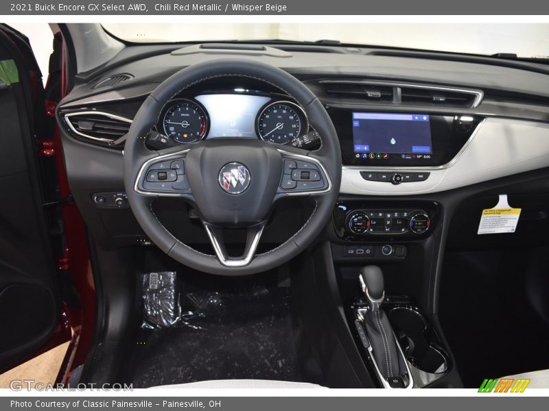 Chili Red Metallic / Whisper Beige 2021 Buick Encore GX Select AWD