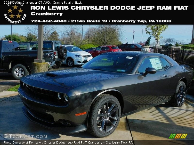 Granite Pearl / Black 2021 Dodge Challenger GT AWD