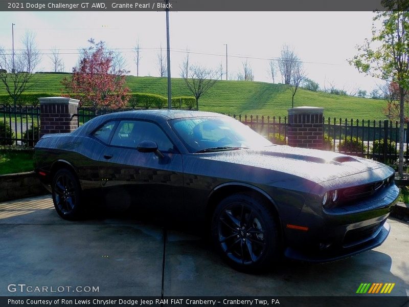 Granite Pearl / Black 2021 Dodge Challenger GT AWD