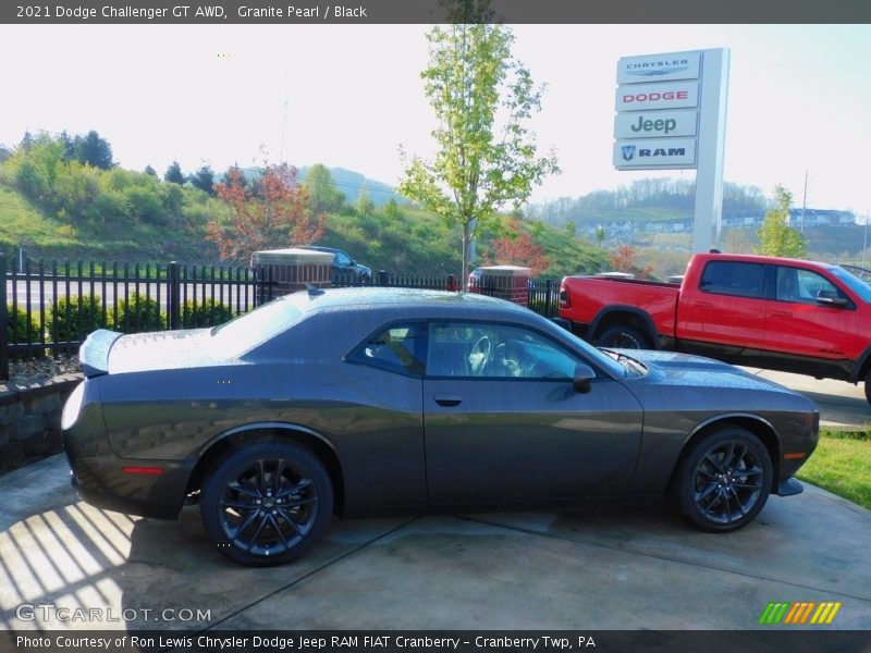 Granite Pearl / Black 2021 Dodge Challenger GT AWD