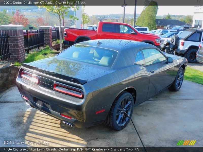 Granite Pearl / Black 2021 Dodge Challenger GT AWD