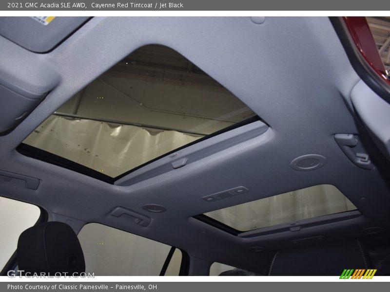 Cayenne Red Tintcoat / Jet Black 2021 GMC Acadia SLE AWD