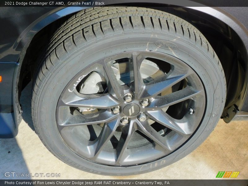 Granite Pearl / Black 2021 Dodge Challenger GT AWD