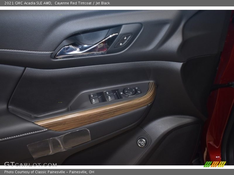 Cayenne Red Tintcoat / Jet Black 2021 GMC Acadia SLE AWD