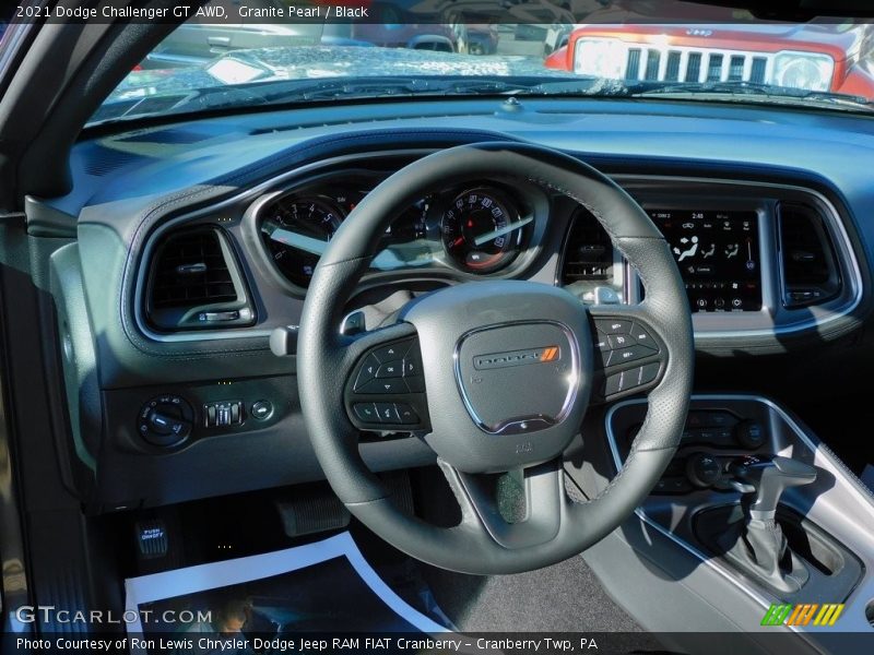 Granite Pearl / Black 2021 Dodge Challenger GT AWD