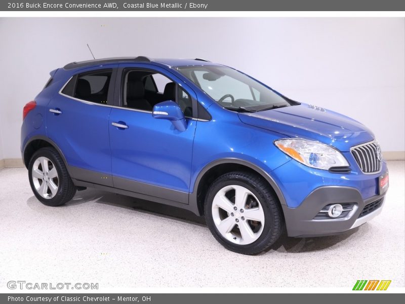 Coastal Blue Metallic / Ebony 2016 Buick Encore Convenience AWD