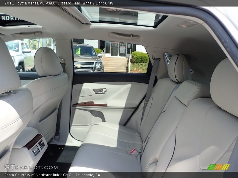 Blizzard Pearl White / Light Gray 2011 Toyota Venza V6 AWD