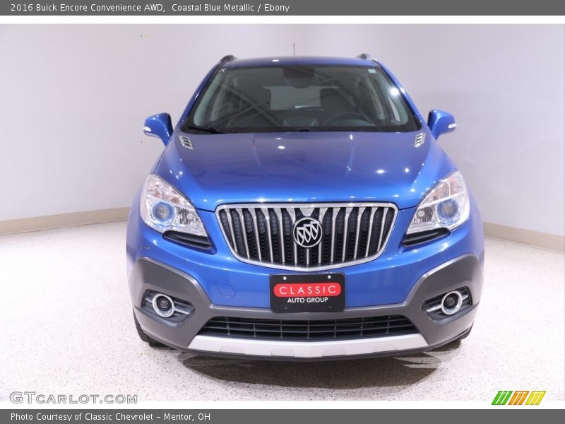 Coastal Blue Metallic / Ebony 2016 Buick Encore Convenience AWD