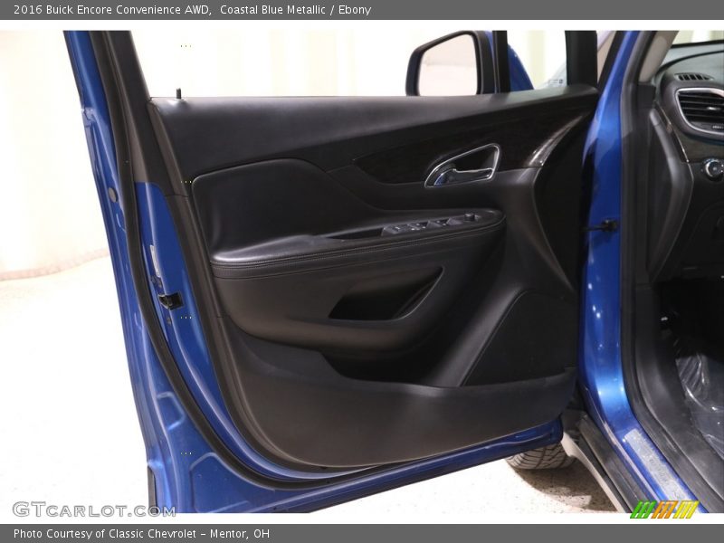Coastal Blue Metallic / Ebony 2016 Buick Encore Convenience AWD