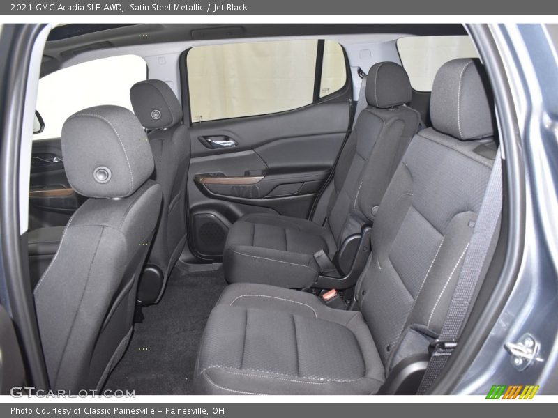 Satin Steel Metallic / Jet Black 2021 GMC Acadia SLE AWD