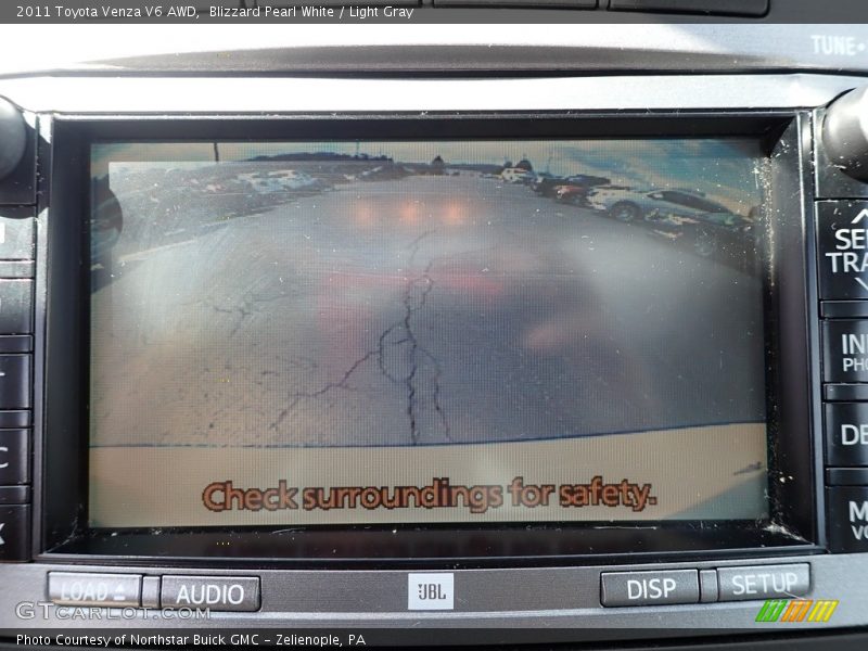 Blizzard Pearl White / Light Gray 2011 Toyota Venza V6 AWD