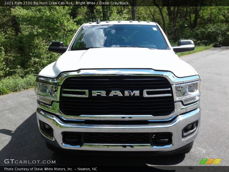 Bright White / Diesel Gray/Black 2021 Ram 3500 Big Horn Crew Cab 4x4