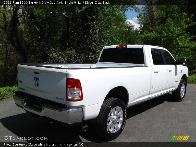 Bright White / Diesel Gray/Black 2021 Ram 3500 Big Horn Crew Cab 4x4