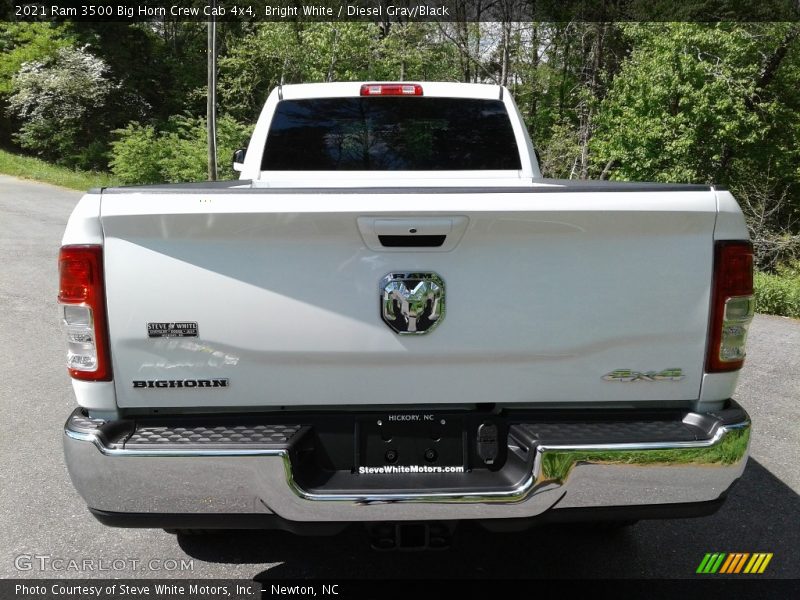Bright White / Diesel Gray/Black 2021 Ram 3500 Big Horn Crew Cab 4x4