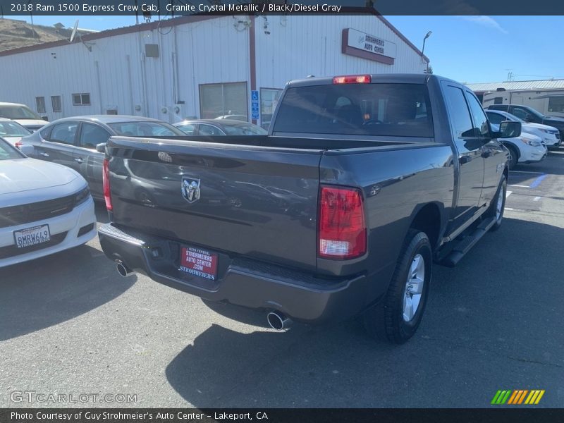 Granite Crystal Metallic / Black/Diesel Gray 2018 Ram 1500 Express Crew Cab