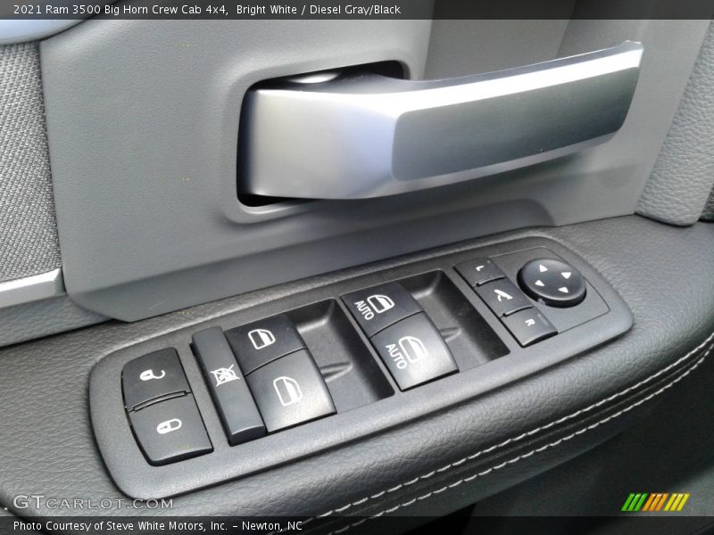 Bright White / Diesel Gray/Black 2021 Ram 3500 Big Horn Crew Cab 4x4