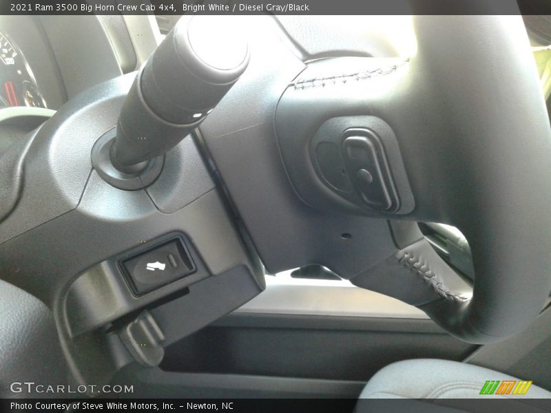 Bright White / Diesel Gray/Black 2021 Ram 3500 Big Horn Crew Cab 4x4