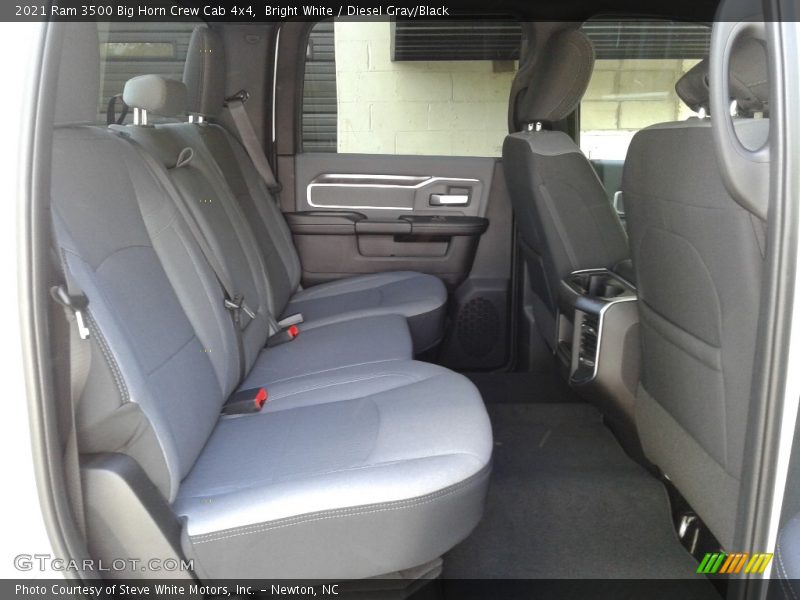 Bright White / Diesel Gray/Black 2021 Ram 3500 Big Horn Crew Cab 4x4