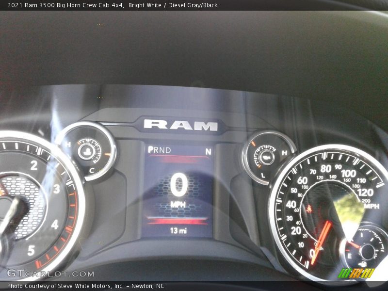 Bright White / Diesel Gray/Black 2021 Ram 3500 Big Horn Crew Cab 4x4