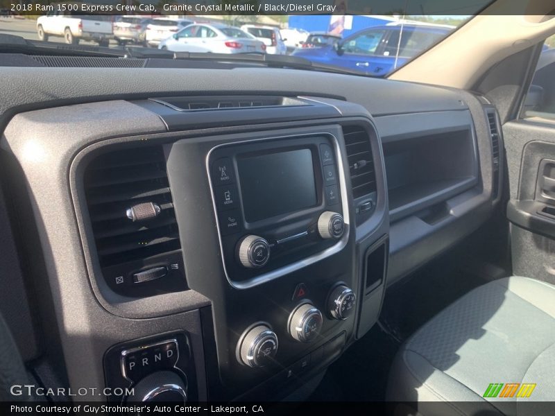 Granite Crystal Metallic / Black/Diesel Gray 2018 Ram 1500 Express Crew Cab