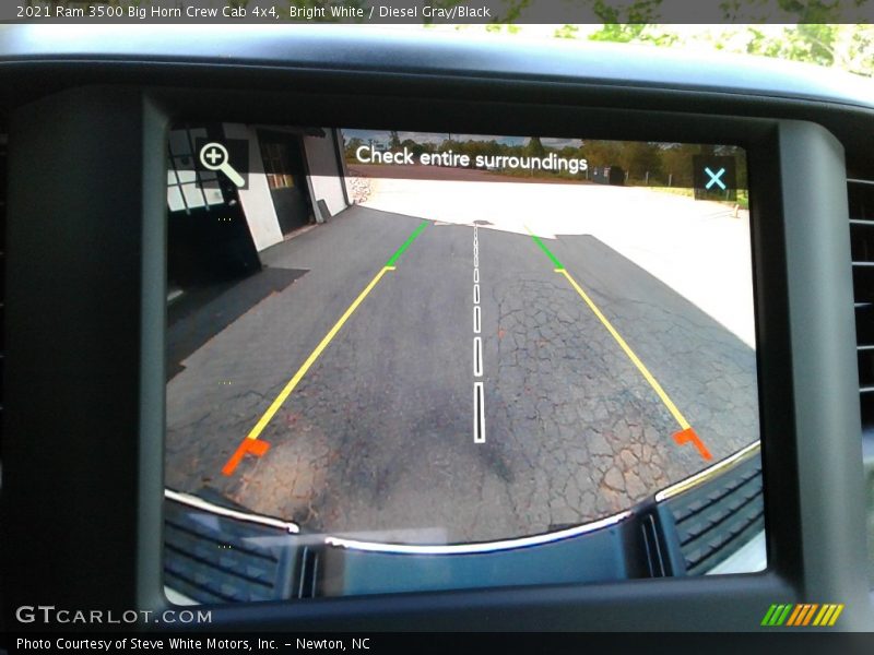 Bright White / Diesel Gray/Black 2021 Ram 3500 Big Horn Crew Cab 4x4