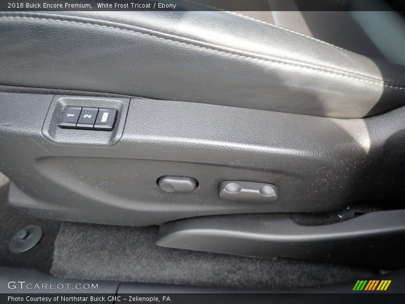 Front Seat of 2018 Encore Premium