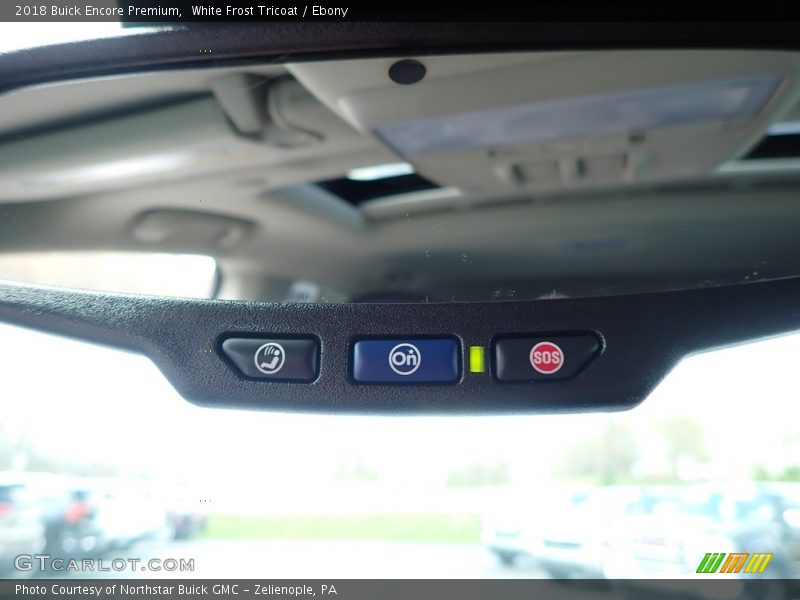 White Frost Tricoat / Ebony 2018 Buick Encore Premium