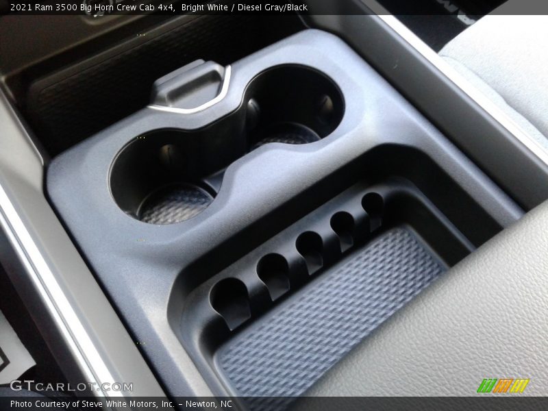 Bright White / Diesel Gray/Black 2021 Ram 3500 Big Horn Crew Cab 4x4