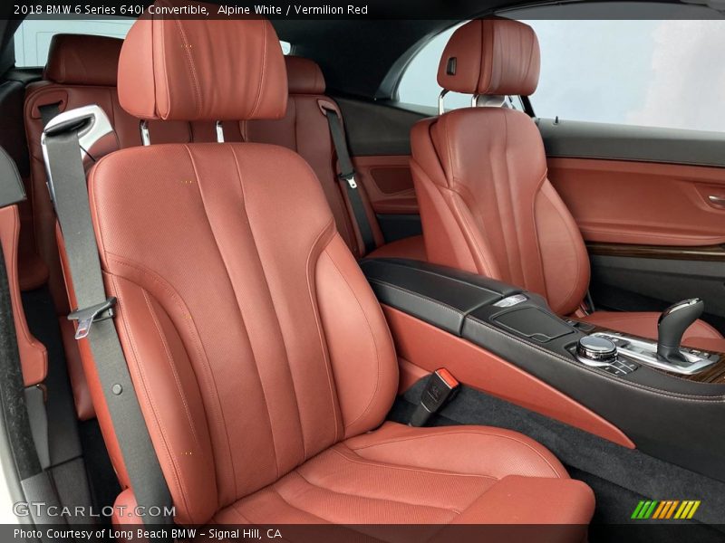 Front Seat of 2018 6 Series 640i Convertible